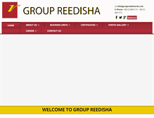 Tablet Screenshot of groupreedisha-bd.com